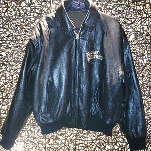 Planet Hollywood - New Orleans, Reversible Leather Bomber jacket.